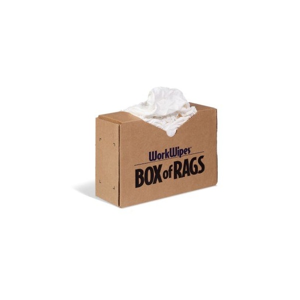 New White 100% Cotton Rags in Box 1 box